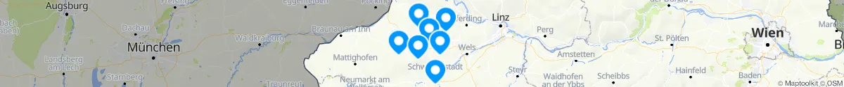 Map view for Pharmacies emergency services nearby Dorf an der Pram (Schärding, Oberösterreich)